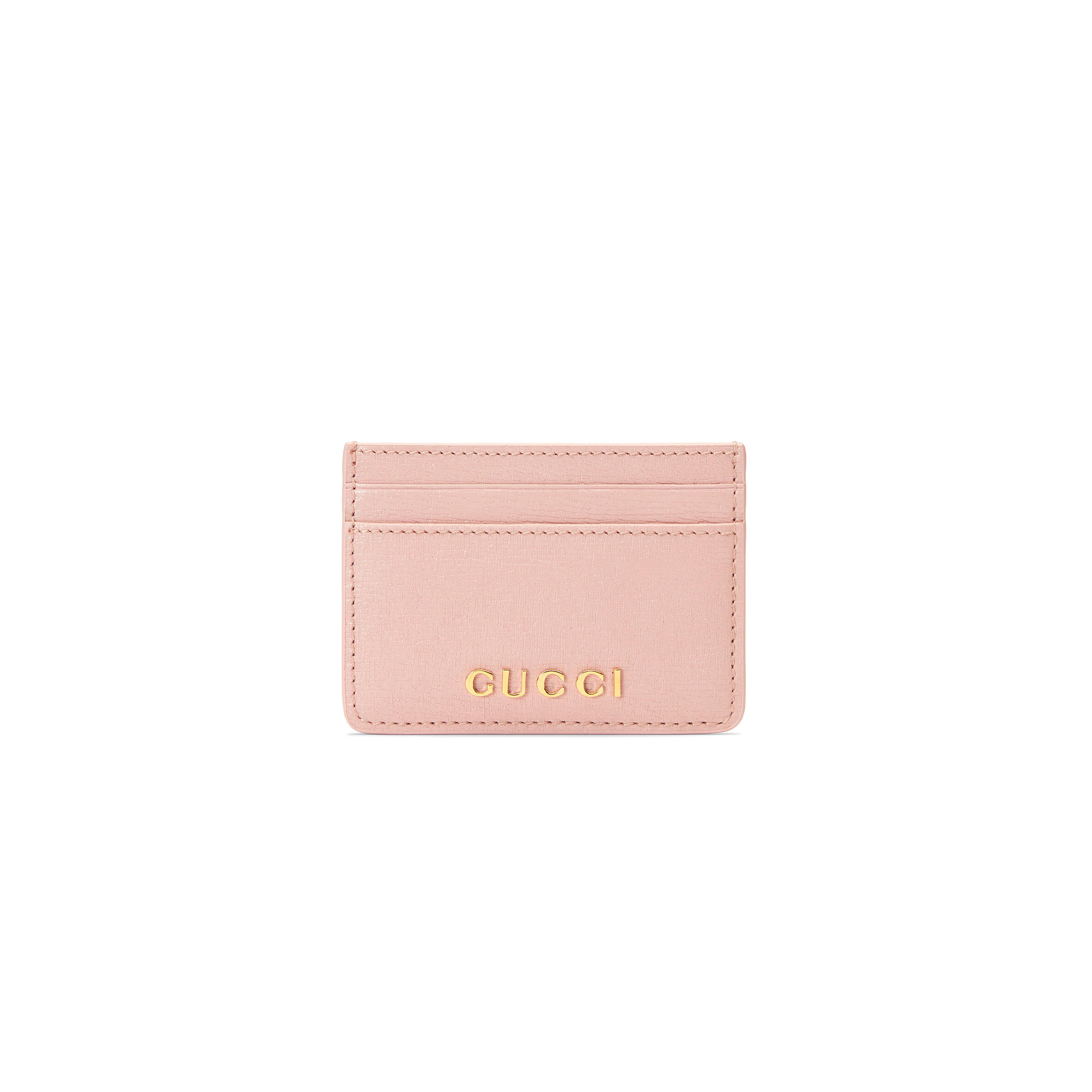 GUCCI CARD CASE WITH GUCCI SCRIPT 773428 (10*7cm)